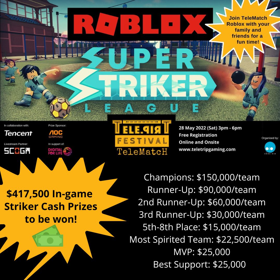 TeleMatch Roblox - 28 & 29 May 2022 - TeleTrip