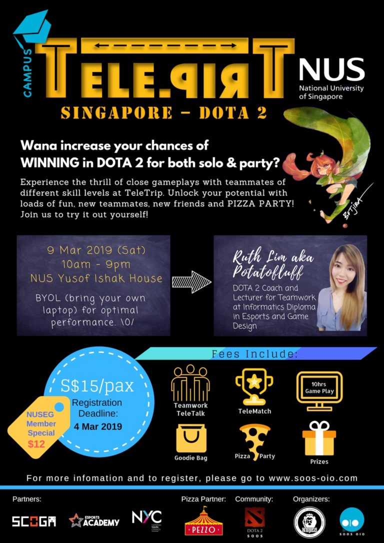 TeleTrip Campus NUS DOTA 9 Mar 2019