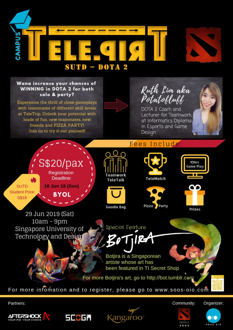 TeleTrip Campus SUTD DOTA2 29 Jun 2019