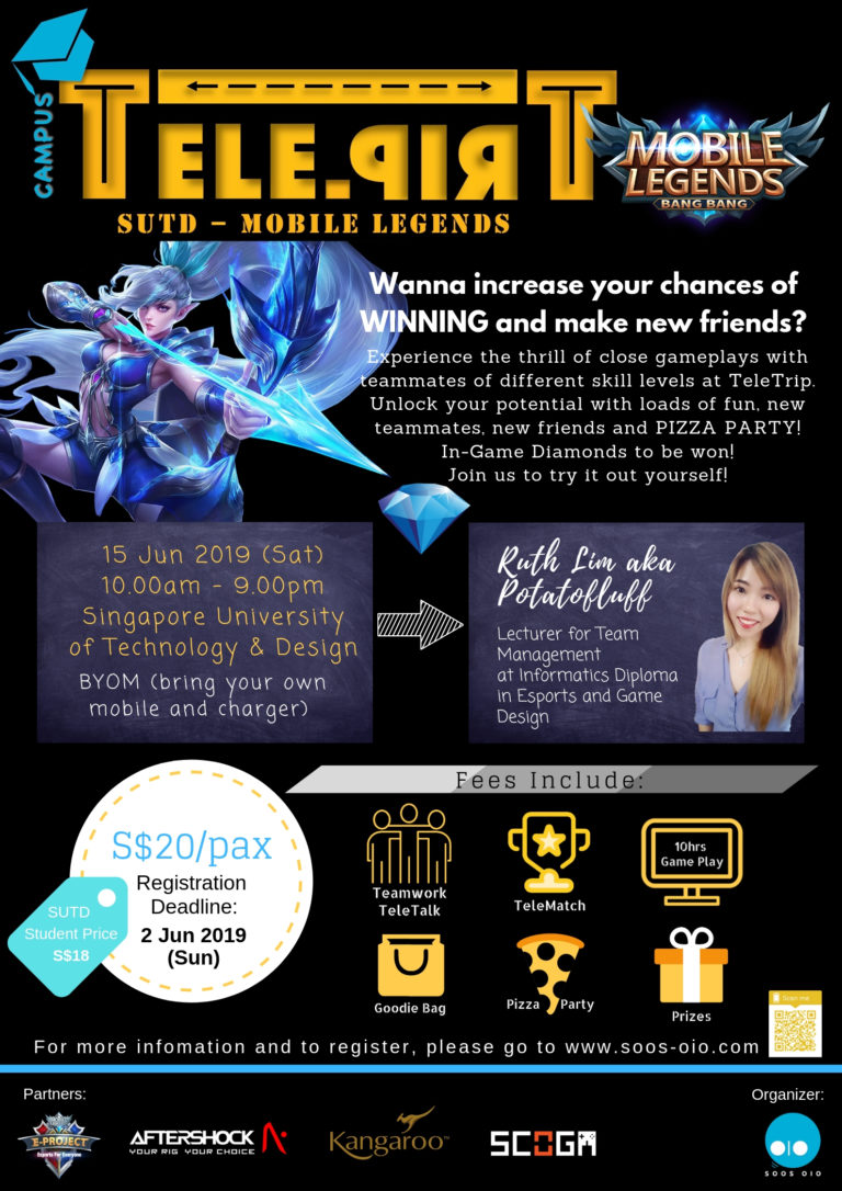 TeleTrip Campus SUTD Mobile Legends 15 Jun 2019