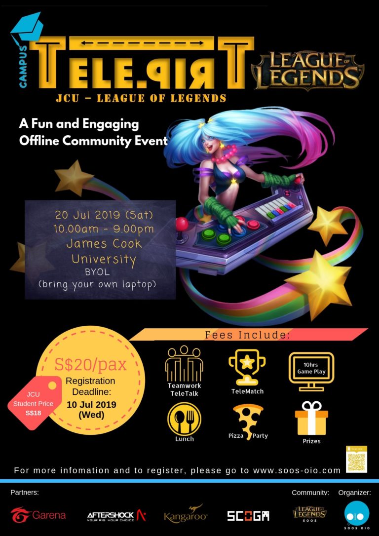 TeleTrip Campus JCU League of Legends 20 Jul 2019